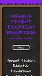 Mobile Screenshot of norwalkstudentfoundation.org